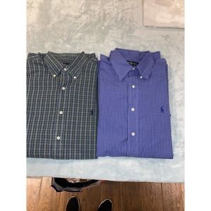 ralph lauren shirt Blaire Green, Blake Blue Large